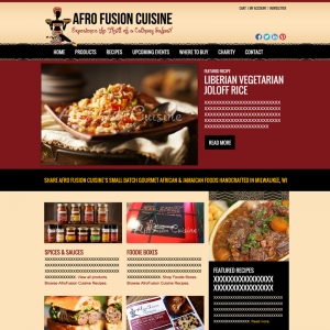 Afro Fusion Brands Website